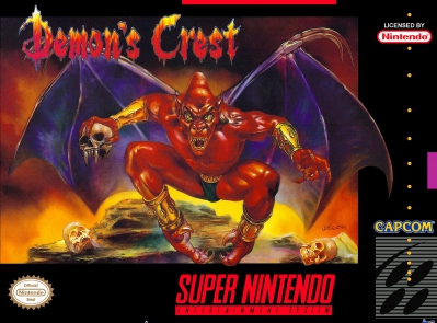 SNES - Demon's Crest Box Art Front