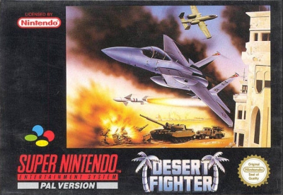 SNES - Desert Fighter Box Art Front