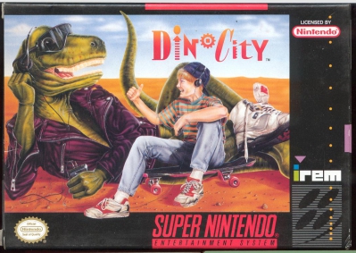 SNES - DinoCity Box Art Front