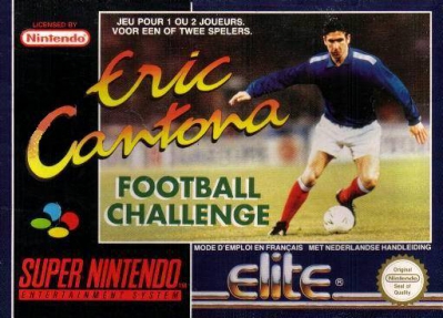 SNES - Eric Cantona Football Challenge Box Art Front
