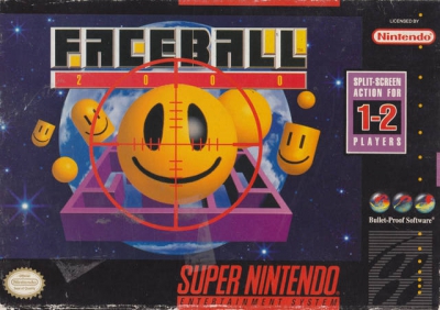SNES - Faceball 2000 Box Art Front