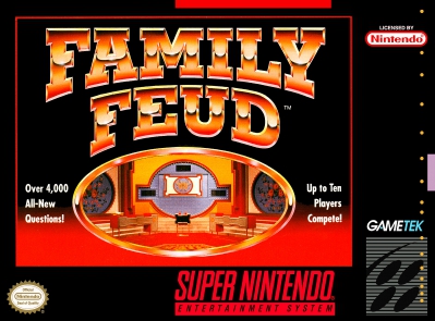 SNES - Family Feud Box Art Front