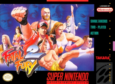 SNES - Fatal Fury 2 Box Art Front