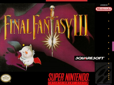 SNES - Final Fantasy III Box Art Front