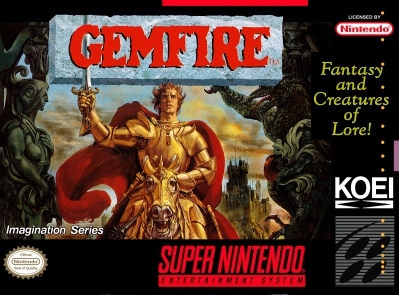 SNES - Gemfire Box Art Front