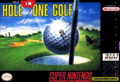SNES - Hal's Hole in One Golf Box Art Front