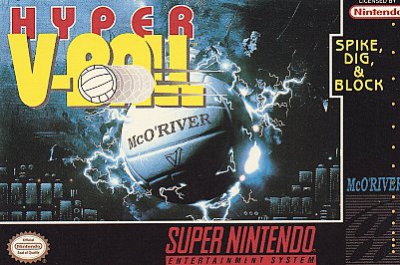 SNES - Hyper V Ball Box Art Front