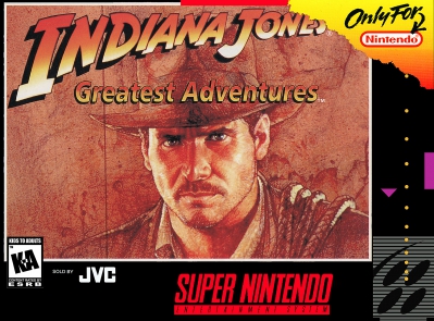 SNES - Indiana Jones' Greatest Adventures Box Art Front