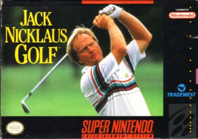 SNES - Jack Nicklaus Golf Box Art Front