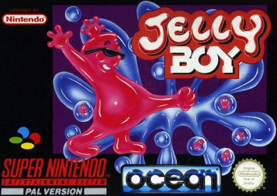 SNES - Jelly Boy Box Art Front