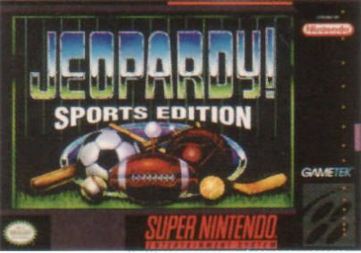 SNES - Jeopardy Sports Edition Box Art Front