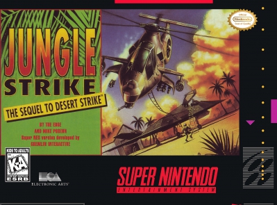 SNES - Jungle Strike Box Art Front