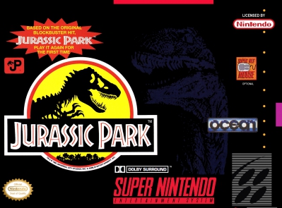 SNES - Jurassic Park Box Art Front