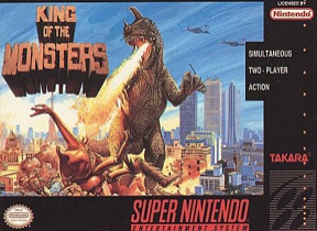 SNES - King of the Monsters Box Art Front