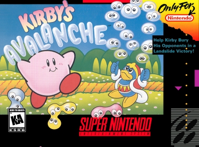 SNES - Kirby's Avalanche Box Art Front