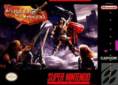 SNES - Knights of the Round Box Art Front