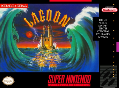 SNES - Lagoon Box Art Front