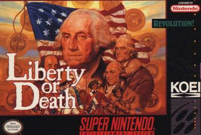 SNES - Liberty or Death Box Art Front