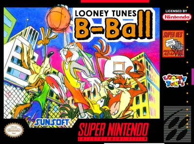 SNES - Looney Tunes B Ball Box Art Front
