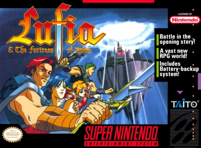 SNES - Lufia and the Fortress of Doom Box Art Front