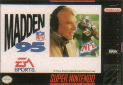 SNES - Madden NFL '95 Box Art Front