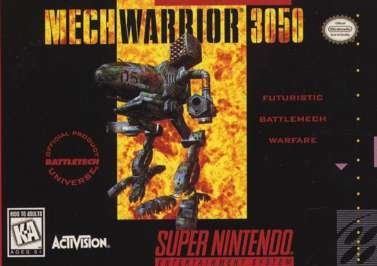 SNES - MechWarrior 3050 Box Art Front