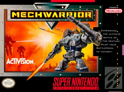 SNES - MechWarrior Box Art Front