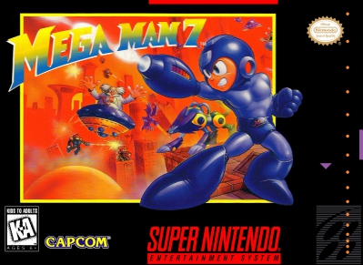 SNES - Mega Man 7 Box Art Front