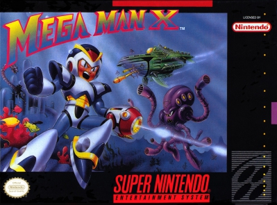 SNES - Mega Man X Box Art Front