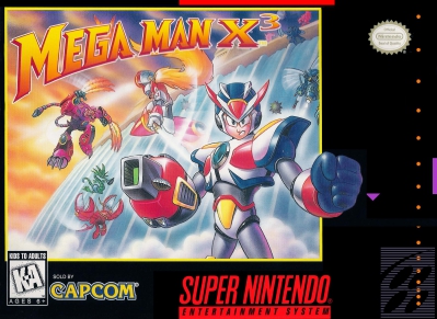 SNES - Mega Man X3 Box Art Front