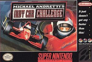 SNES - Michael Andretti's Indy Car Challenge Box Art Front