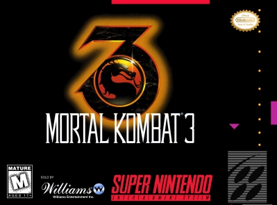 SNES - Mortal Kombat 3 Box Art Front