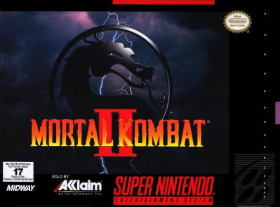 SNES - Mortal Kombat II Box Art Front