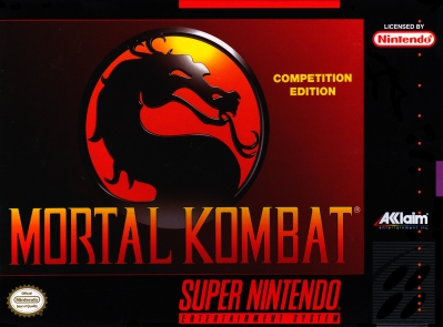 SNES - Mortal Kombat Box Art Front
