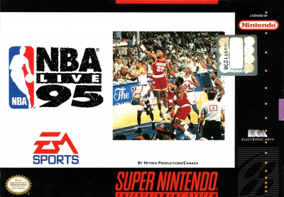 SNES - NBA Live 95 Box Art Front