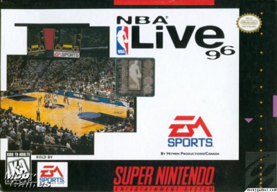 SNES - NBA Live 96 Box Art Front