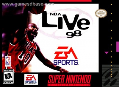 SNES - NBA Live 98 Box Art Front