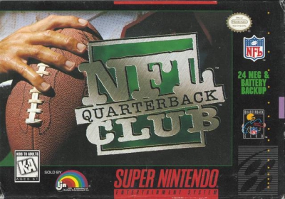 SNES - NFL Quarterback Club Box Art Front