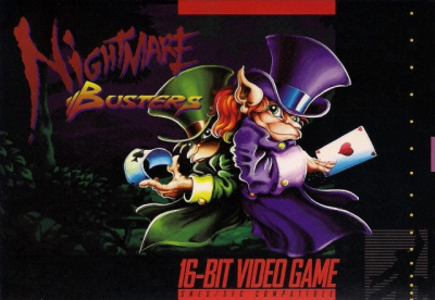 SNES - Nightmare Busters Box Art Front