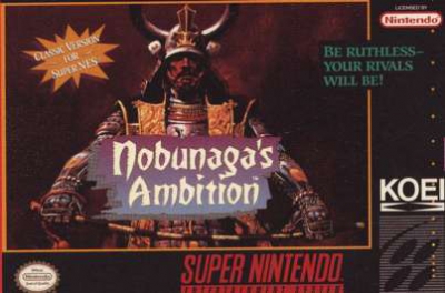 SNES - Nobunaga's Ambition Box Art Front