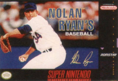 SNES - Nolan Ryan's Baseball Box Art Front