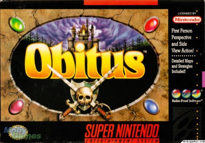 SNES - Obitus Box Art Front