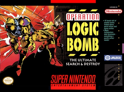 SNES - Operation Logic Bomb Box Art Front