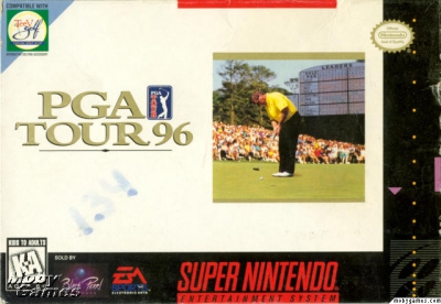 SNES - PGA Tour 96 Box Art Front
