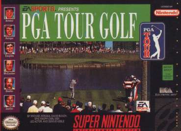 SNES - PGA Tour Golf Box Art Front