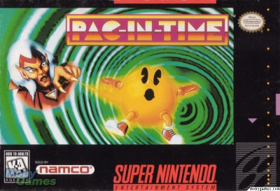 SNES - Pac In Time Box Art Front