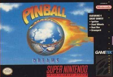 SNES - Pinball Dreams Box Art Front