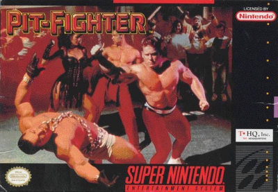 SNES - Pit Fighter Box Art Front
