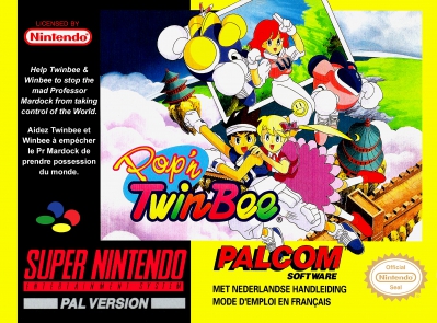 SNES - Pop'n TwinBee Box Art Front