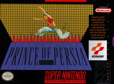 SNES - Prince of Persia Box Art Front